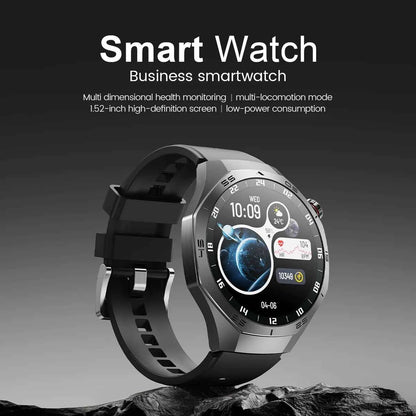 Men’s Smartwatch GT5 Pro – 1.52" HD AMOLED | GPS, Bluetooth Calling, Heart Rate Fitness Tracker | IP68 Waterproof