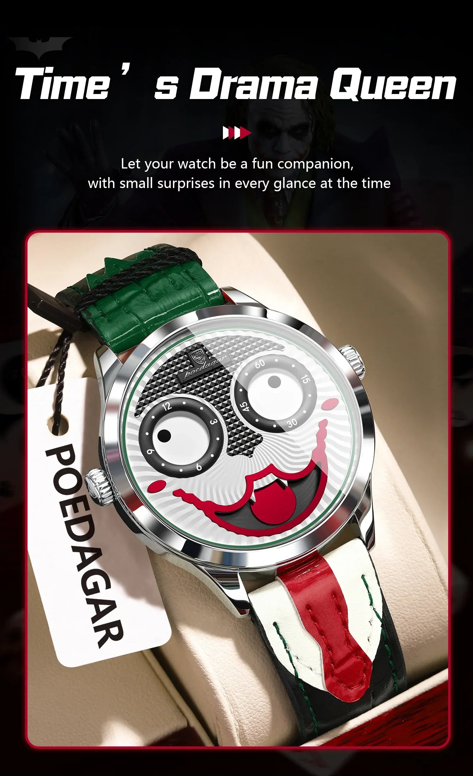 Luxury Men’s Quartz Watch | Waterproof Leather Sports - TREASURE ESHOP