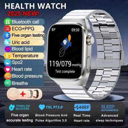 Micro Physical Examination Smartwatch – 2.04” AMOLED Sapphire