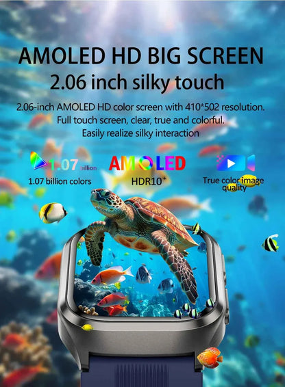HUAWEI S17 Air Bag Smartwatch – 2.06” AMOLED HD | ECG + PPG | True Blood Pressure, Blood Fat SpO2 Monitor | NFC + Bluetooth Call