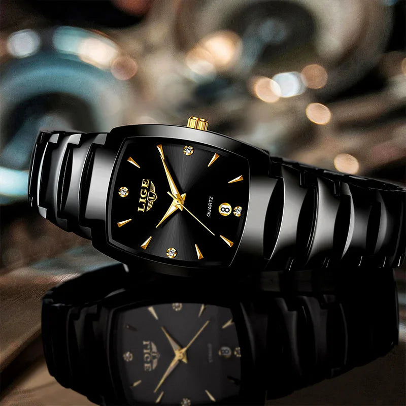 Women’s Luxury Stainless Steel Quartz Watch – Elegant Business Ladies Fashion Wristwatch - TREASURE ESHOP