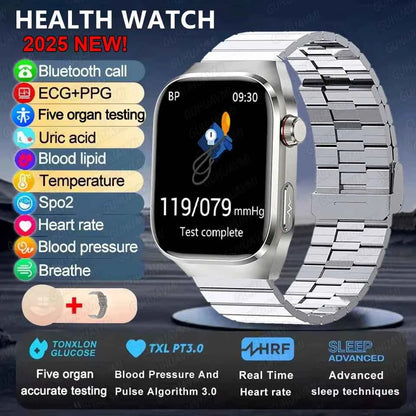 Micro Physical Examination Smartwatch – 2.04” AMOLED Sapphire