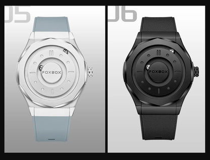 Creative Scrolling Pointer Magnetic Force Men’s Quartz Watch - TREASURE ESHOP