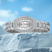 Luxury Diamond Womens Watch | Elegant Stainless Steel - TREASURE ESHOP