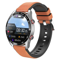 ChiBear Men’s Smartwatch – ECG+PPG Health Monitor | 1.28” HD Round Display | Bluetooth Call | Fitness &amp; Sports Waterproof Watch