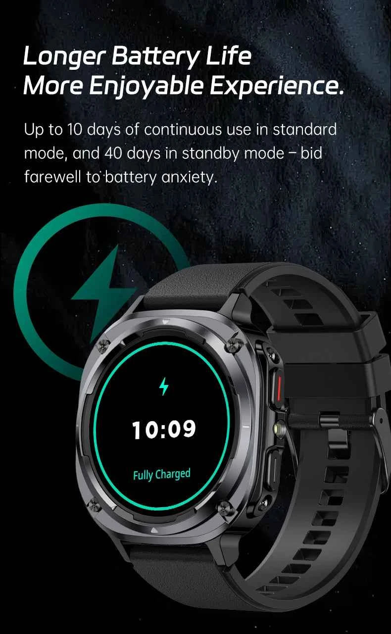 Watch 7 Ultra Smart Watch HD Round Display, Heart Rate, Blood Oxygen, GPS, Bluetooth Calling, IPX8 Waterproof