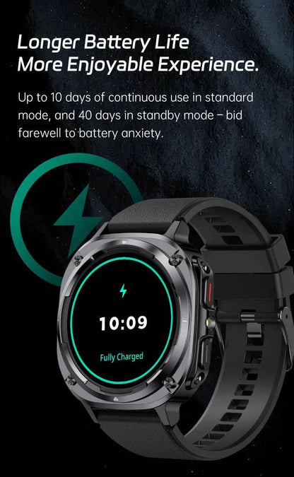 Watch 7 Ultra Smart Watch HD Round Display, Heart Rate, Blood Oxygen, GPS, Bluetooth Calling, IPX8 Waterproof