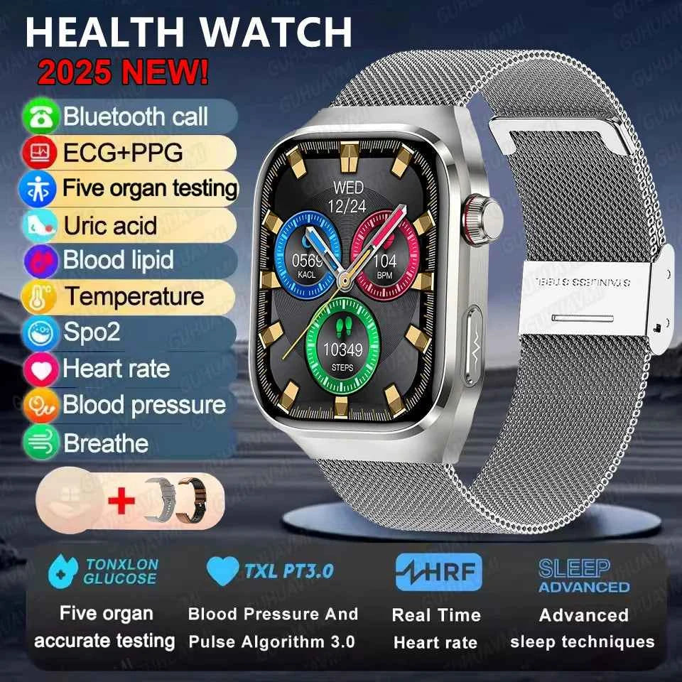 Micro Physical Examination Smartwatch – 2.04” AMOLED Sapphire