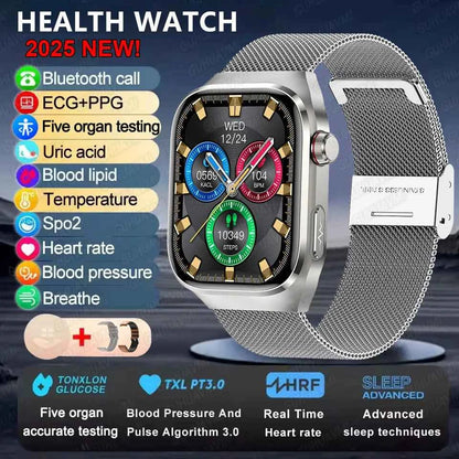 Micro Physical Examination Smartwatch – 2.04” AMOLED Sapphire