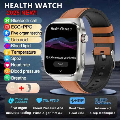Micro Physical Examination Smartwatch – 2.04” AMOLED Sapphire