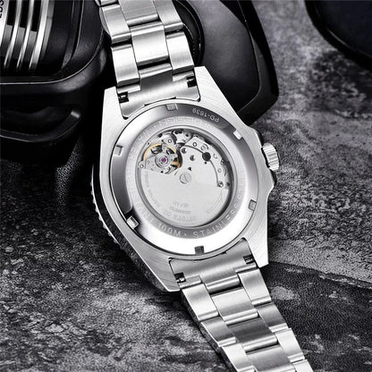 PAGANI DESIGN Automatic Watch Sapphire Glass Mechanical Wristwatch Sports Stainless Steel Waterproof Men Watch - TREASURE ESHOP
