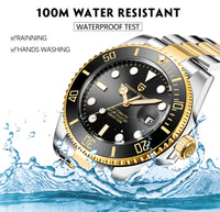 PAGANI DESIGN Automatic Watch Sapphire Glass Mechanical Wristwatch Sports Stainless Steel Waterproof Men Watch - TREASURE ESHOP
