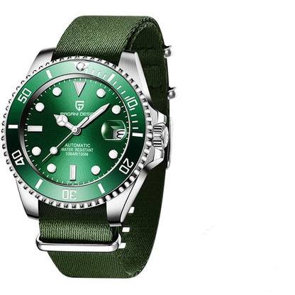 PAGANI DESIGN Automatic Watch Sapphire Glass Mechanical Wristwatch Sports Stainless Steel Waterproof Men Watch - TREASURE ESHOP