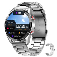 ChiBear Men’s Smartwatch – ECG+PPG Health Monitor | 1.28” HD Round Display | Bluetooth Call | Fitness &amp; Sports Waterproof Watch