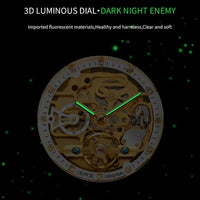 Luxury Automatic Skeleton Men’s Watch | Octagon Design - TREASURE ESHOP