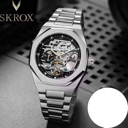 Luxury Automatic Skeleton Men’s Watch | Octagon Design - TREASURE ESHOP