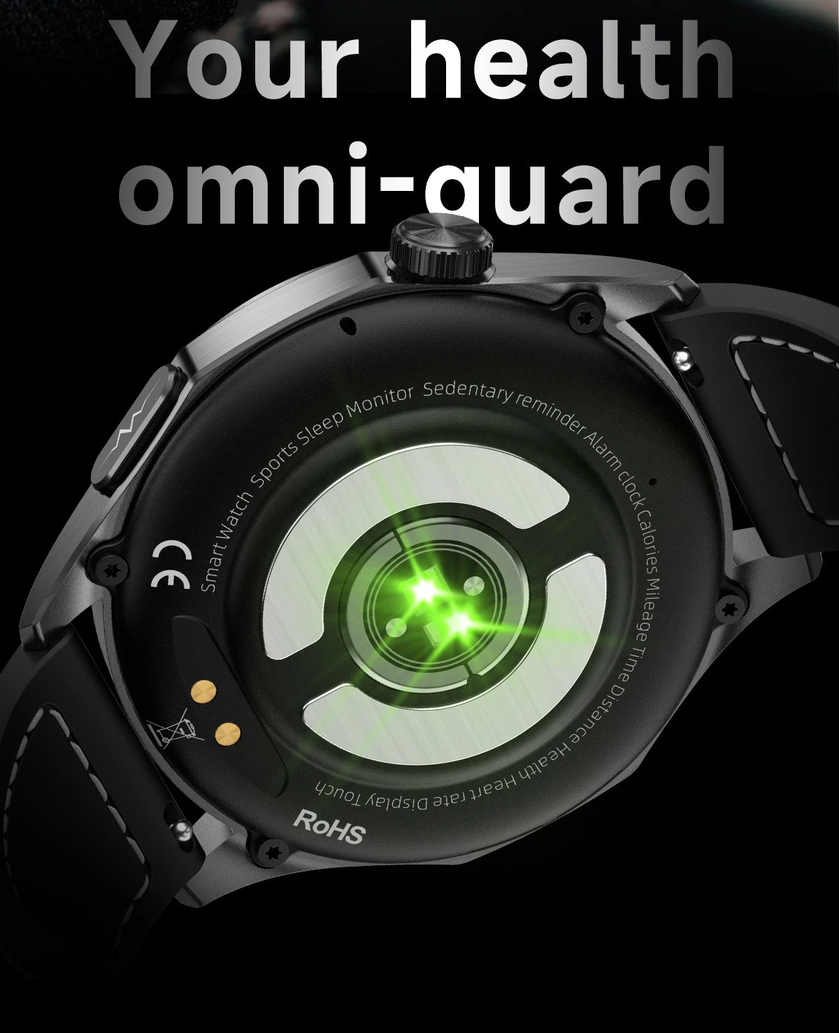 ECG+PPG Laser Health Smartwatch ET485 – Blood Pressure, Heart Rate, Uric Acid Body Composition | 1.43” AMOLED - TREASURE ESHOP