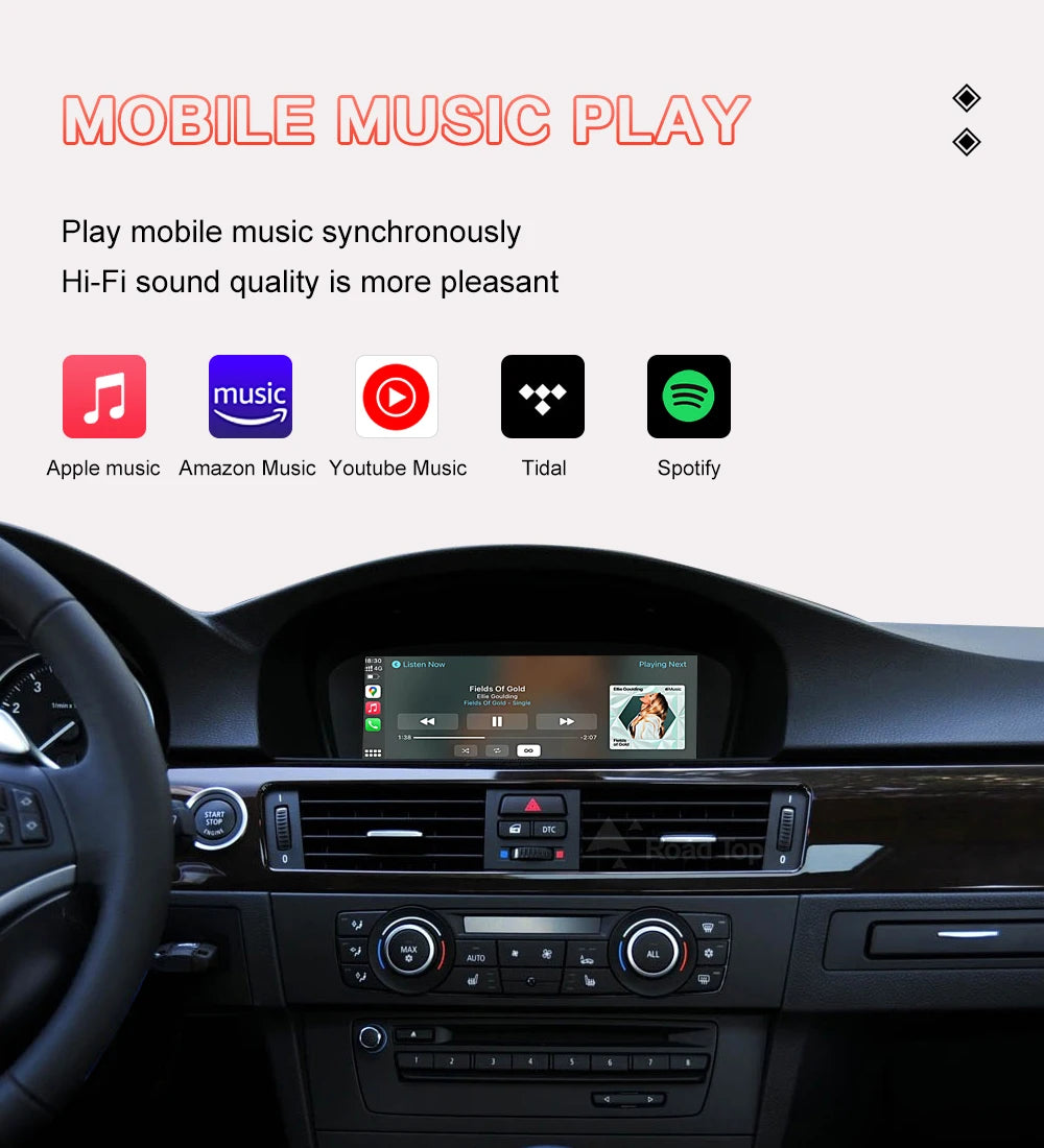 Wireless CarPlay BMW 3/5 Series 8.8” CarPlay Android Auto Screen - TREASURE ESHOP