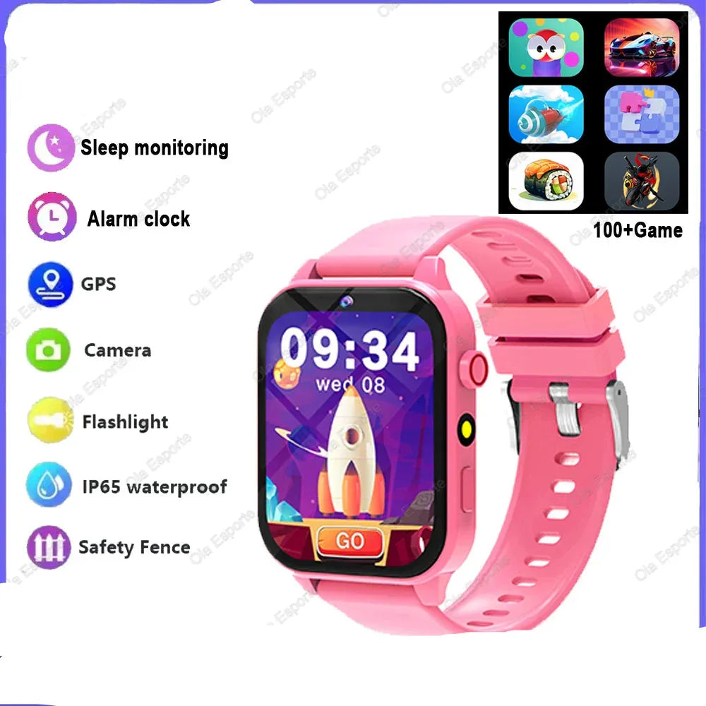 Kids Smart Watch with Camera Games – 1.83” Touch Screen, Fitness Tracker, Sleep Monitor, Alarm Gifts for Boys Girls - TREASURE ESHOP