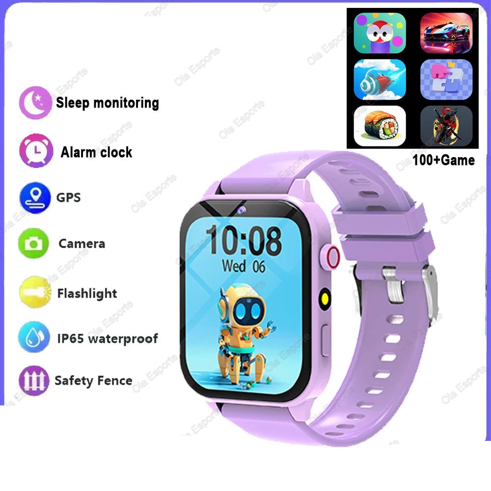 Kids Smart Watch with Camera Games – 1.83” Touch Screen, Fitness Tracker, Sleep Monitor, Alarm Gifts for Boys Girls - TREASURE ESHOP