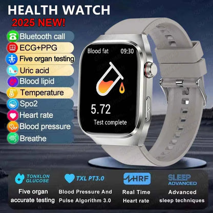 Micro Physical Examination Smartwatch – 2.04” AMOLED Sapphire