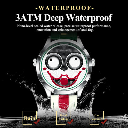 Luxury Men’s Quartz Watch | Waterproof Leather Sports - TREASURE ESHOP