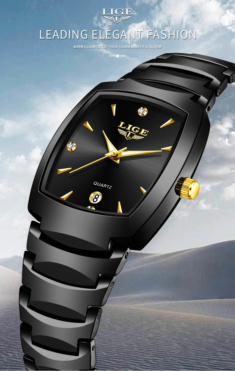 Women’s Luxury Stainless Steel Quartz Watch – Elegant Business Ladies Fashion Wristwatch - TREASURE ESHOP