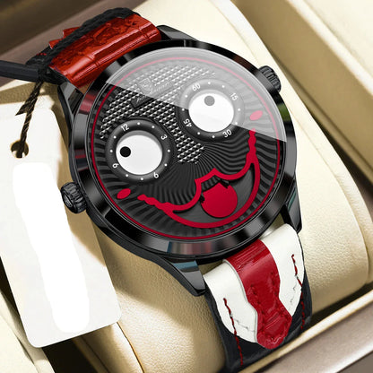 Luxury Men’s Quartz Watch | Waterproof Leather Sports - TREASURE ESHOP