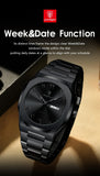Military Men’s Quartz Watch – Waterproof Stainless Steel Luxury Wristwatch with Week Calendar - TREASURE ESHOP