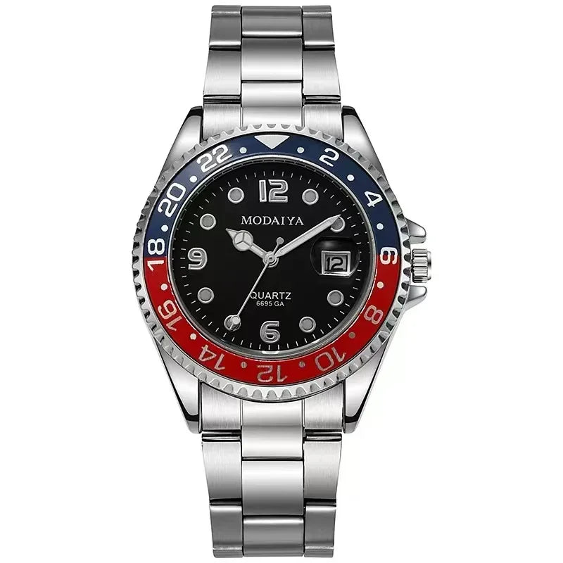Men’s Sport Quartz Watch – Luxury Military Style, Shock Resistant, Full Steel Case, 3ATM Waterproof - TREASURE ESHOP