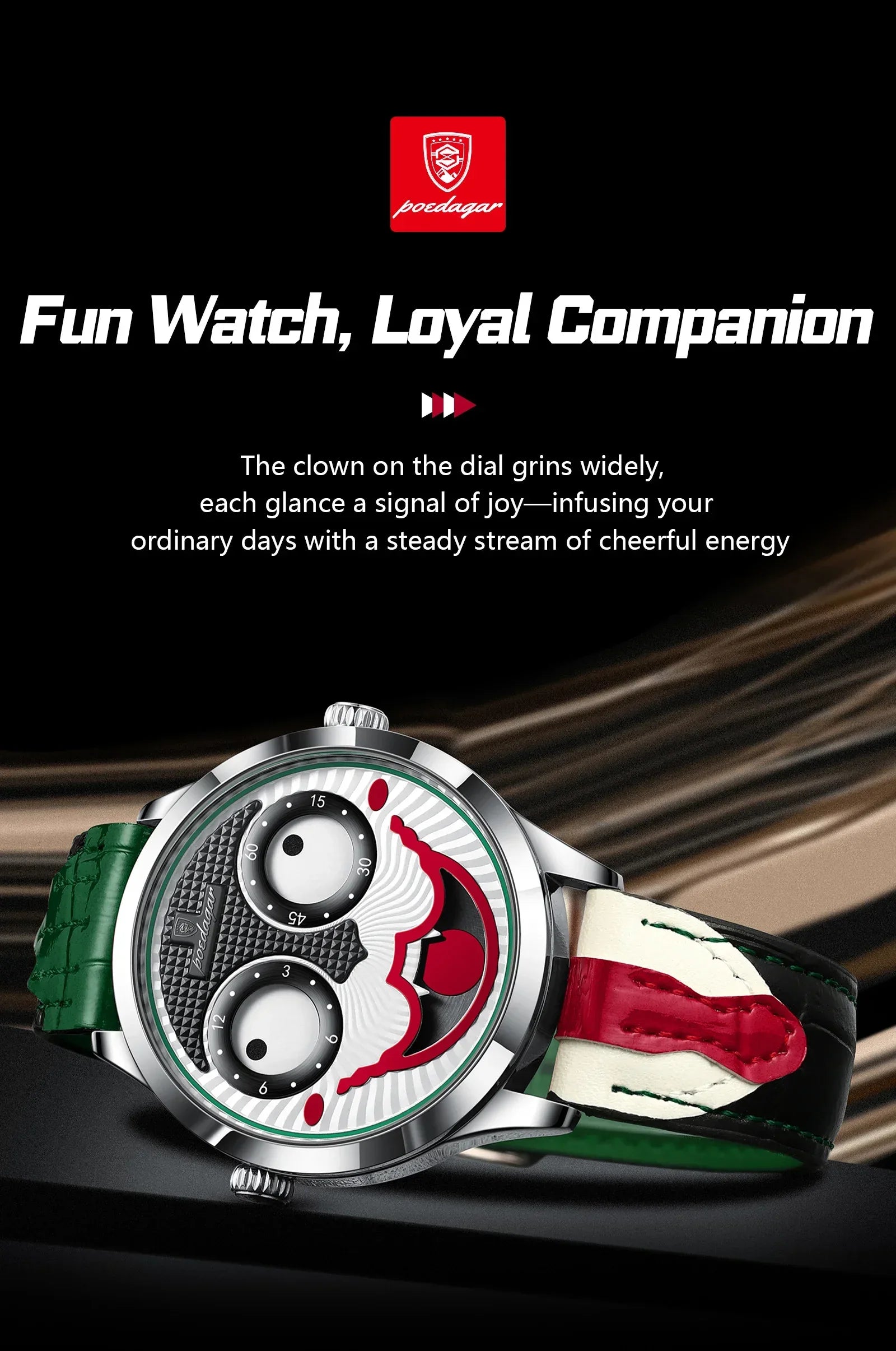 Luxury Men’s Quartz Watch | Waterproof Leather Sports - TREASURE ESHOP