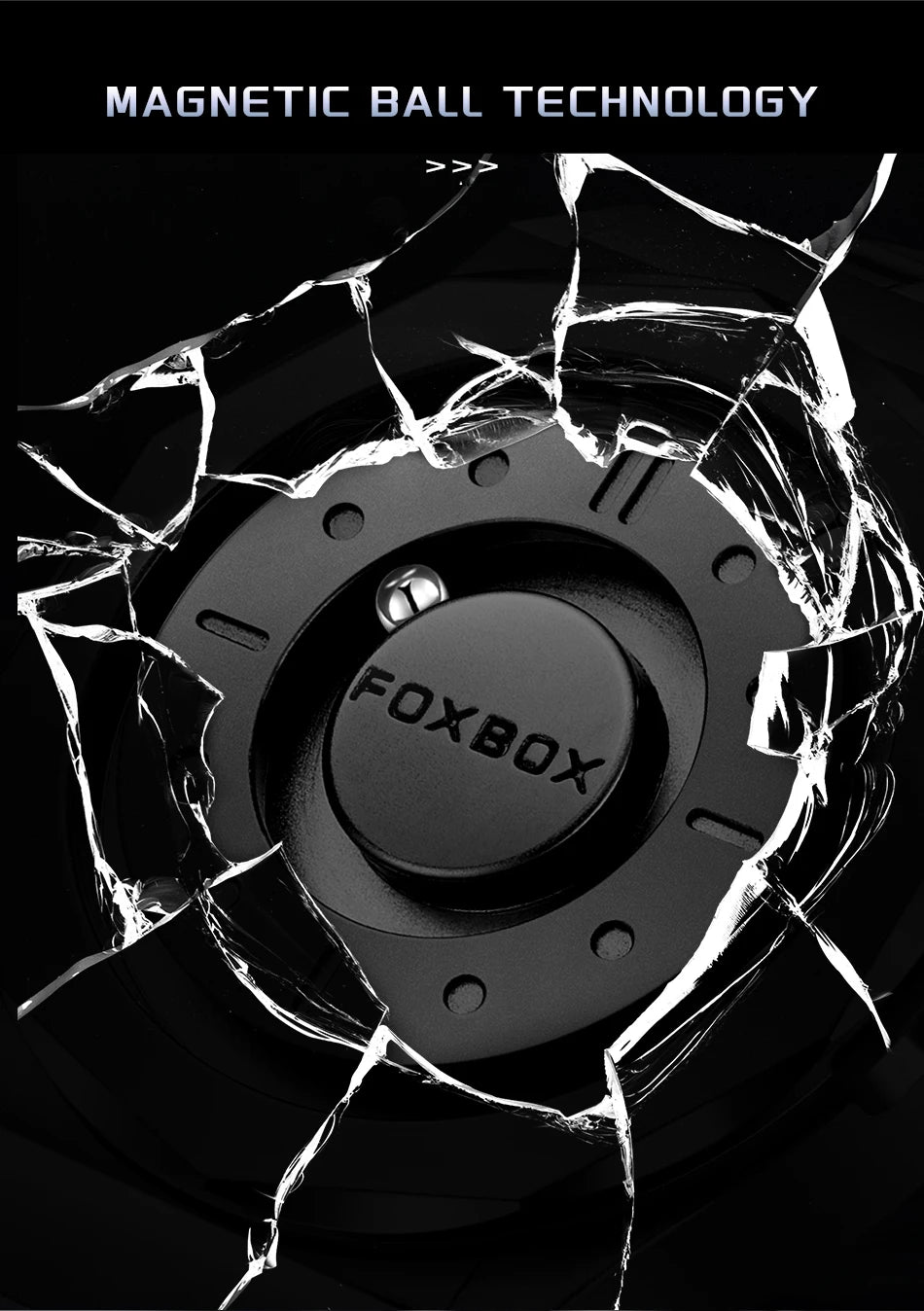 Creative Scrolling Pointer Magnetic Force Men’s Quartz Watch - TREASURE ESHOP