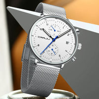 Men’s Luxury Chronograph Watch – Stainless Steel, Waterproof Quartz Military Sport Date Watch - TREASURE ESHOP