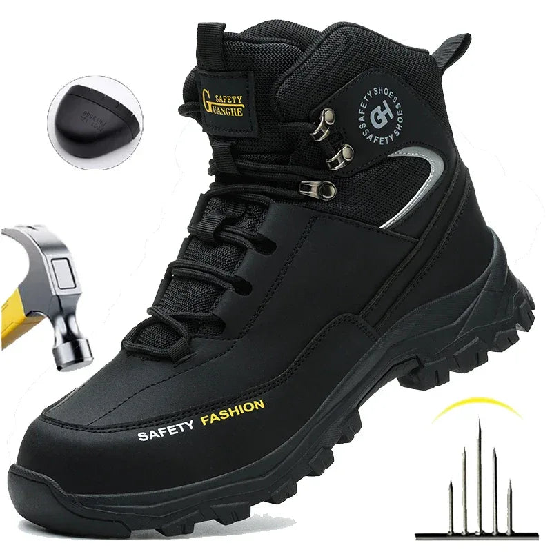 Men’s Waterproof Steel Toe Safety Boots | Work Sneakers - TREASURE ESHOP