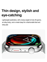 Women’s Smartwatch – AI Health Diagnosis, HRV + PPG, Blood Pressure &amp; SpO2 | 1.85” AMOLED | Bluetooth Call + NFC
