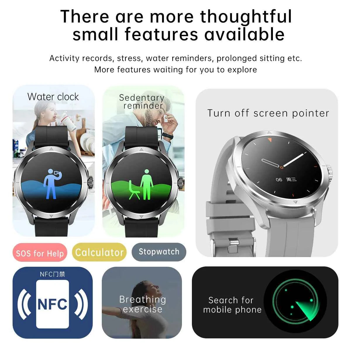 Ultra Outdoor Sports Smartwatch Men – 1.53” AMOLED HD, GPS, NFC, Compass, Heart Rate, Waterproof Bluetooth Calling Watch