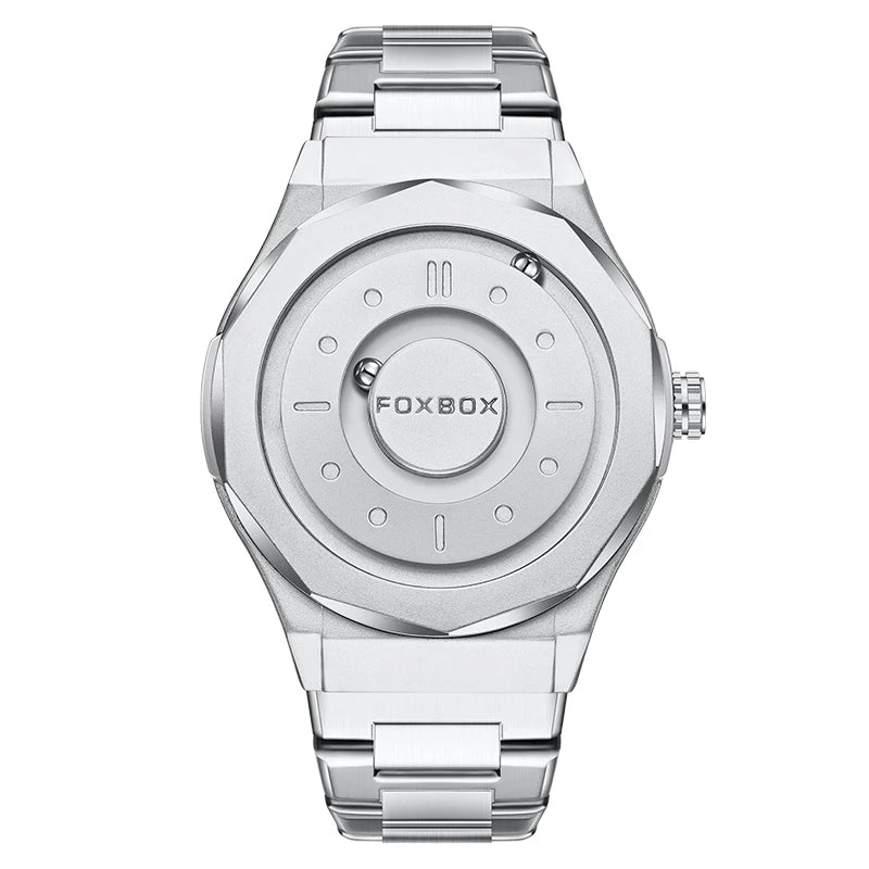 Creative Scrolling Pointer Magnetic Force Men’s Quartz Watch - TREASURE ESHOP