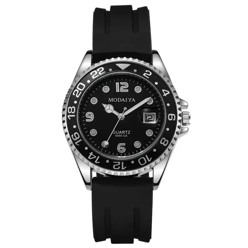 Men’s Sport Quartz Watch – Luxury Military Style, Shock Resistant, Full Steel Case, 3ATM Waterproof - TREASURE ESHOP