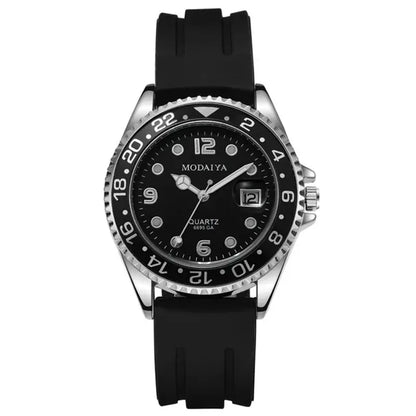 Men’s Sport Quartz Watch – Luxury Military Style, Shock Resistant, Full Steel Case, 3ATM Waterproof - TREASURE ESHOP