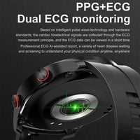 ChiBear Men’s Smartwatch – ECG+PPG Health Monitor | 1.28” HD Round Display | Bluetooth Call | Fitness &amp; Sports Waterproof Watch