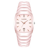 LIGE Luxury Ladies Waterproof Ceramic Watch – Elegant Quartz Wristwatch with Square - TREASURE ESHOP