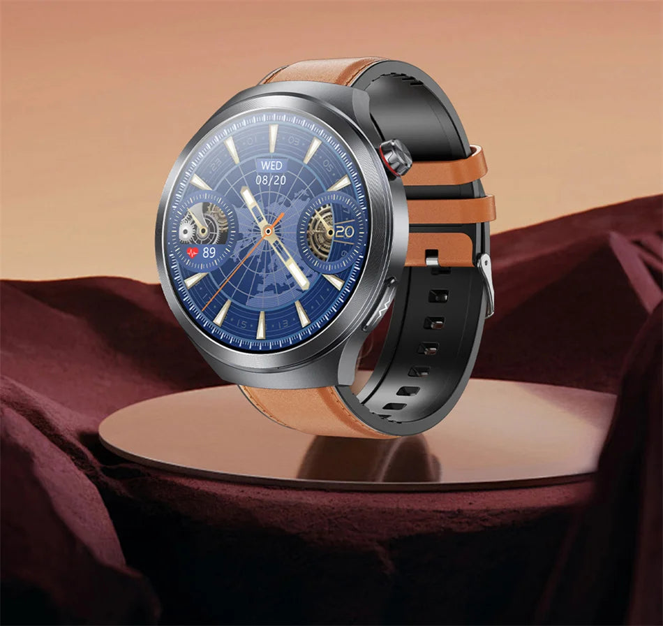 Health Trackr Smartwatch – Uric Acid, Blood Lipids ECG+PPG | 1.73” AMOLED | Body Analysis &amp; AI Diagnosis - TREASURE ESHOP