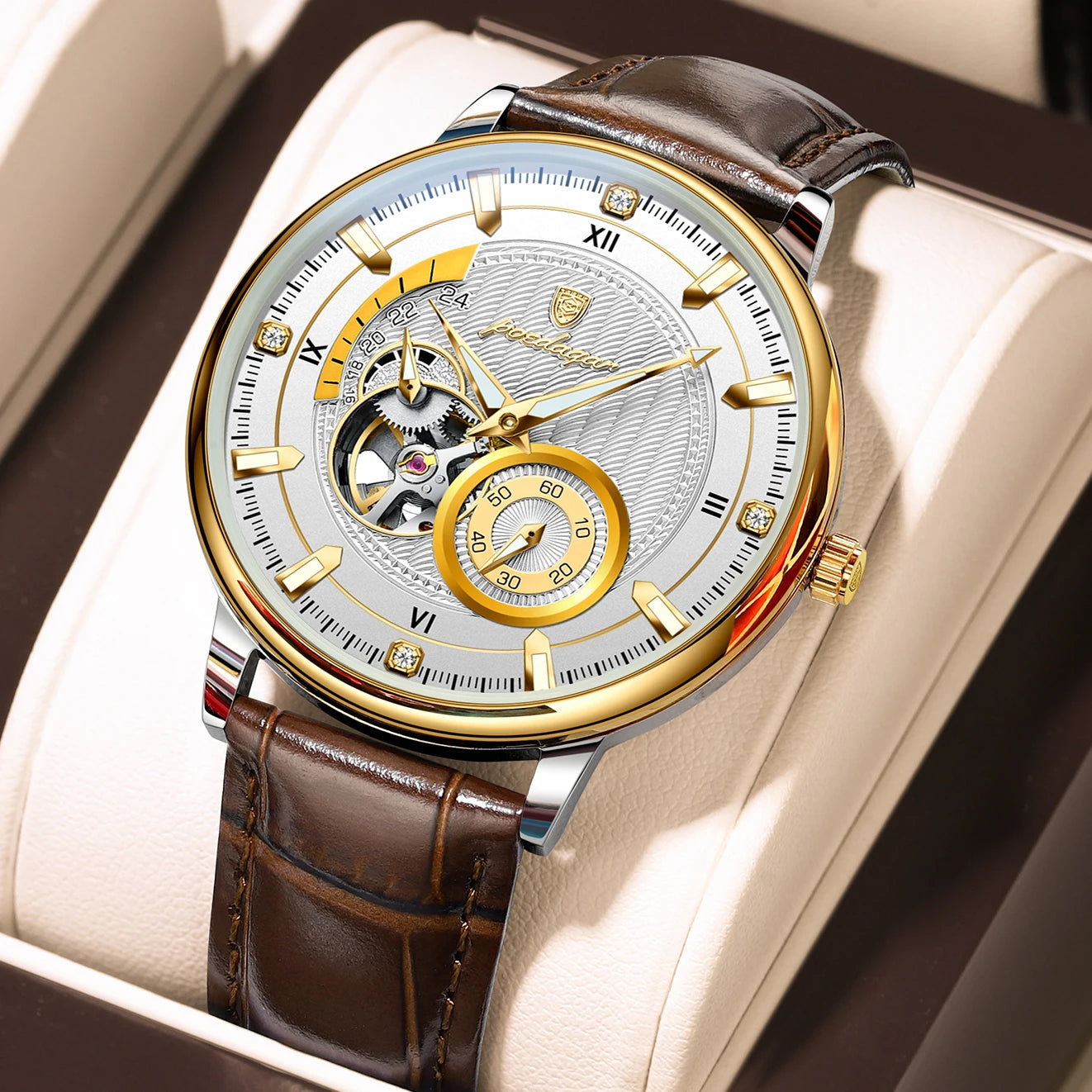 Men’s Automatic Mechanical Watch | Skeleton Tourbillon - TREASURE ESHOP