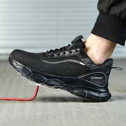 Men's safety shoes, anti smash and anti stab work shoes, men's indestructible safety boots, insulated shoes, tactical boots