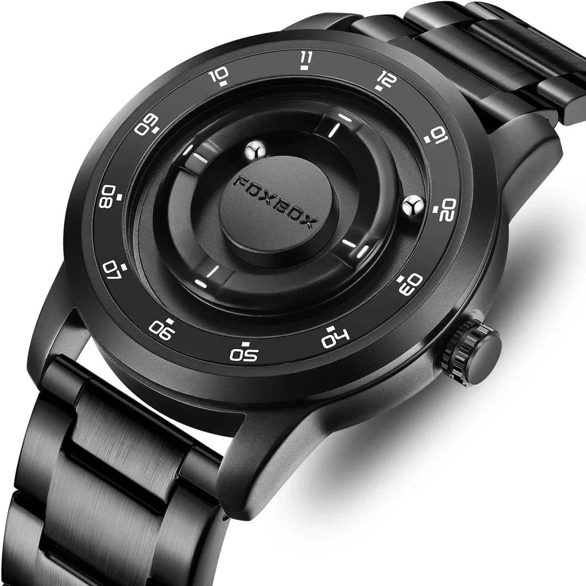 Planet Design Magnetic Pointer Watch – Waterproof Fashion Quartz Watch for Men - TREASURE ESHOP