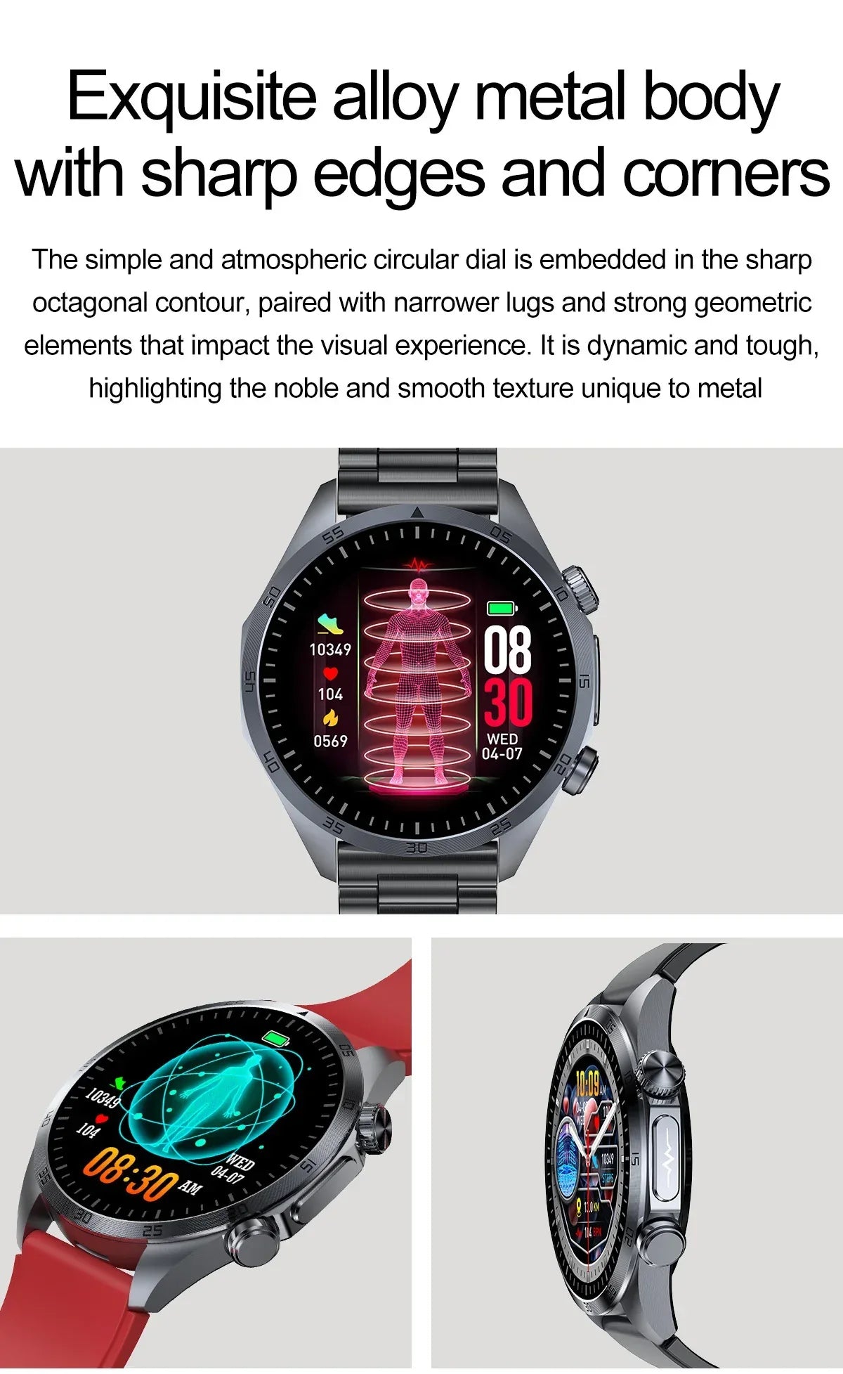 ECG+PPG Smart Health Watch | AI Blood Lipid & Fitness Tracker - TREASURE ESHOP