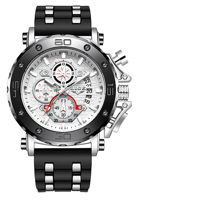Men’s Luxury Leather Chronograph Watch | Waterproof & Luminous - TREASURE ESHOP