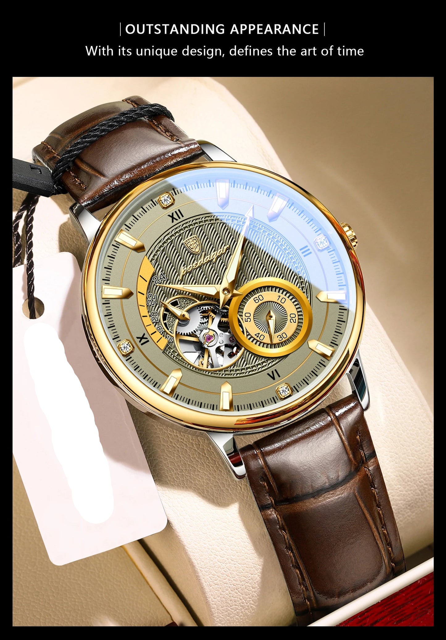 Men’s Automatic Mechanical Watch | Skeleton Tourbillon - TREASURE ESHOP