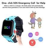 Kinder-Smartwatch mit GPS-Ortung, SIM-Karte, Anruf- & SOS-Funktion, Kamera – Wasserdicht (IP67)