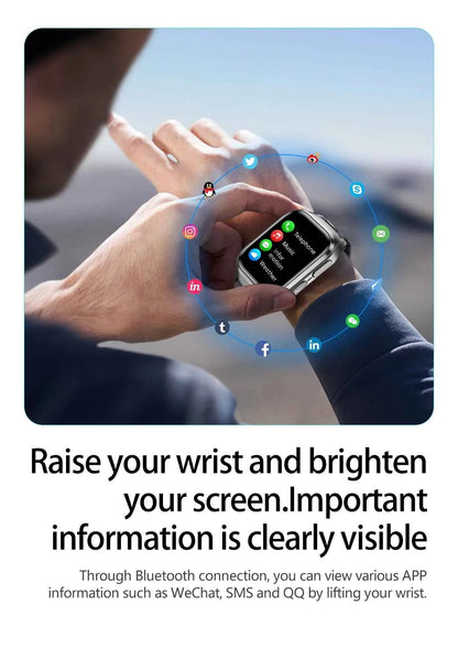 HUAWEI S17 Air Bag Smartwatch – 2.06” AMOLED HD | ECG + PPG | True Blood Pressure, Blood Fat SpO2 Monitor | NFC + Bluetooth Call